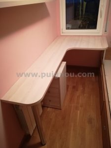 taula d'escriptori fusta de faig