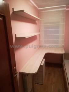 taula d'escriptori fusta de faig